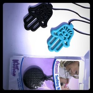 Teething necklaces
